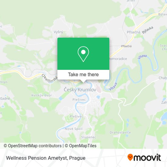 Wellness Pension Ametyst map