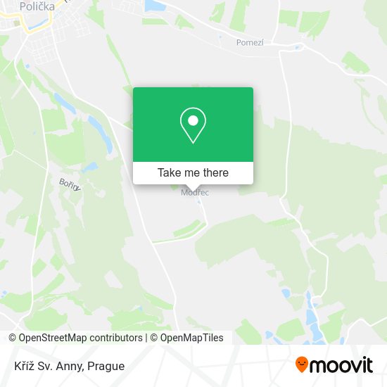 Kříž Sv. Anny map