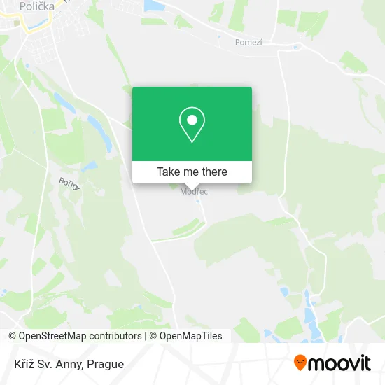 Kříž Sv. Anny map