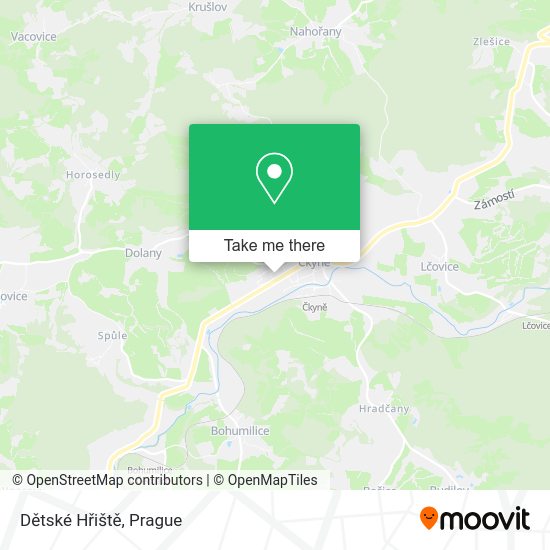Dětské Hřiště map