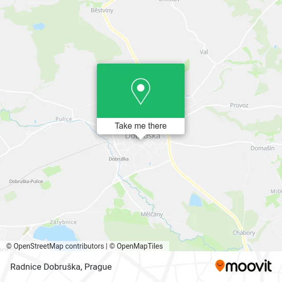 Карта Radnice Dobruška