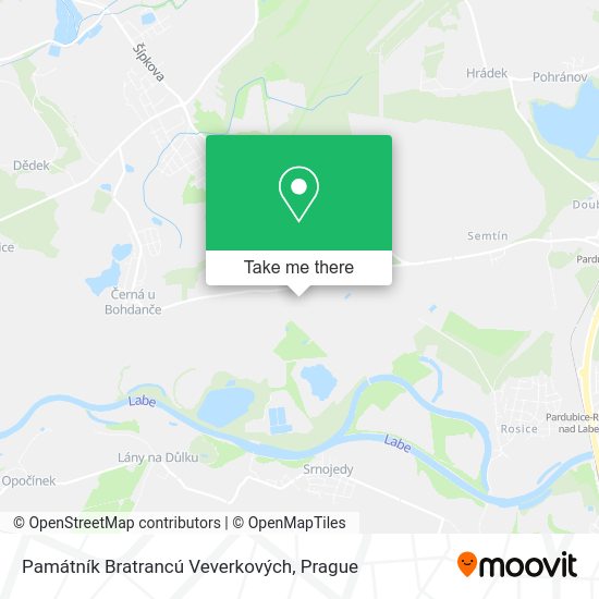 Památník Bratrancú Veverkových map