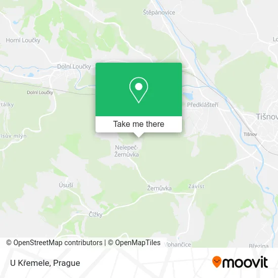 Карта U Křemele