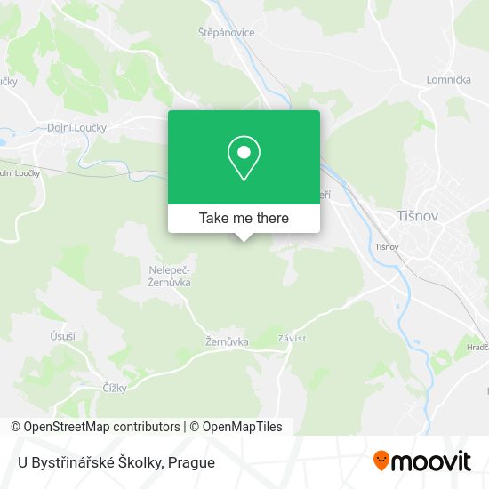 U Bystřinářské Školky map