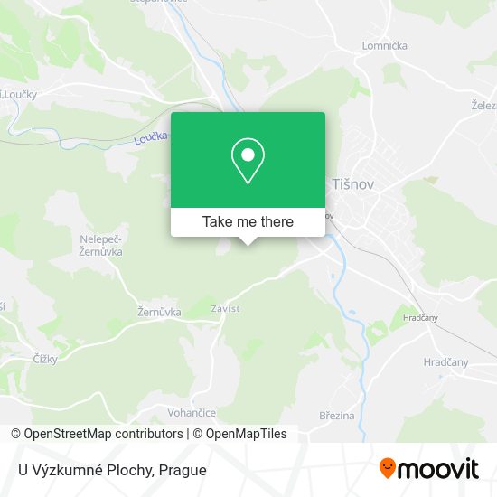 U Výzkumné Plochy map