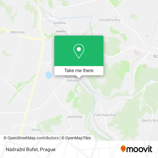 Nádražní Bufet map