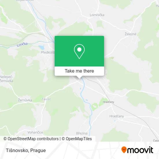 Карта Tišnovsko