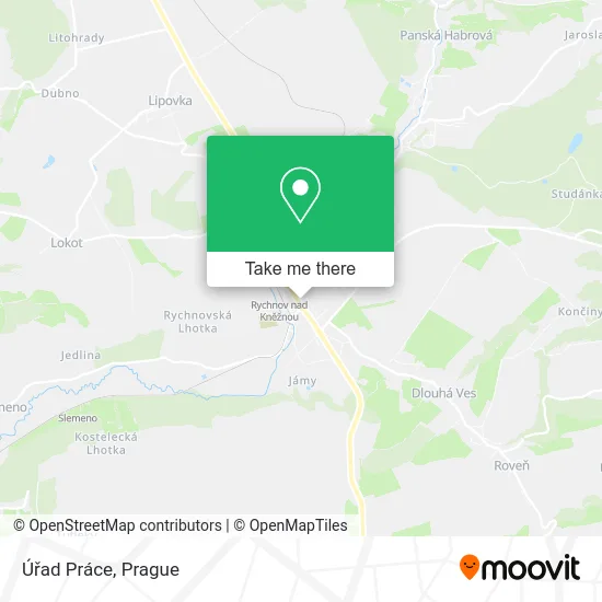 Карта Úřad Práce