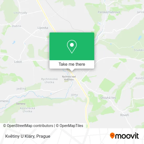 Květiny U Kláry map