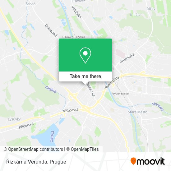 Řízkárna Veranda map