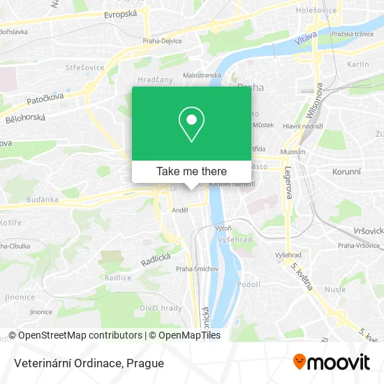 Карта Veterinární Ordinace