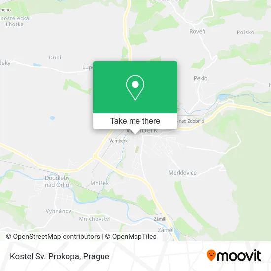 Карта Kostel Sv. Prokopa