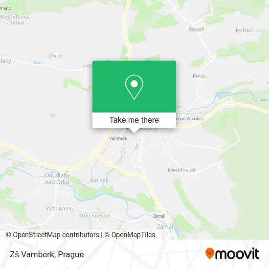 Карта Zš Vamberk