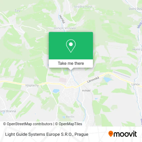 Light Guide Systems Europe S.R.O. map