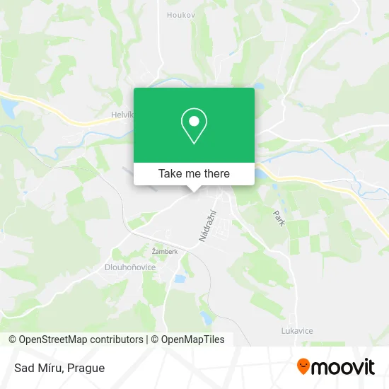 Карта Sad Míru