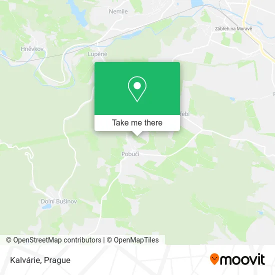 Карта Kalvárie