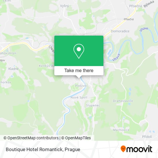Boutique Hotel Romantick map