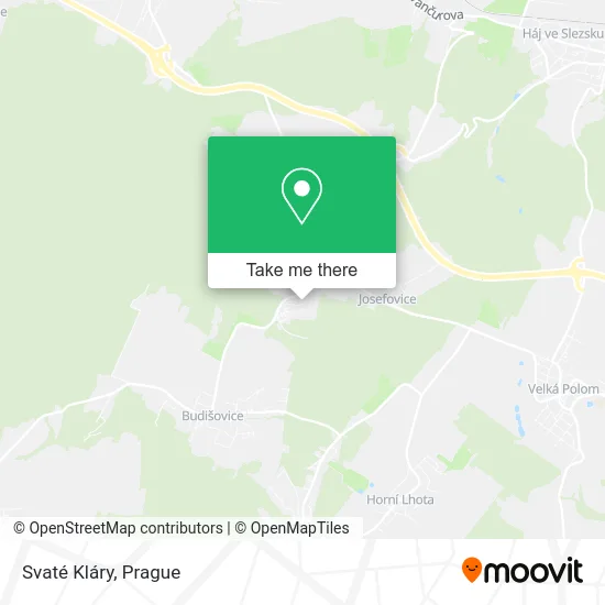 Карта Svaté Kláry