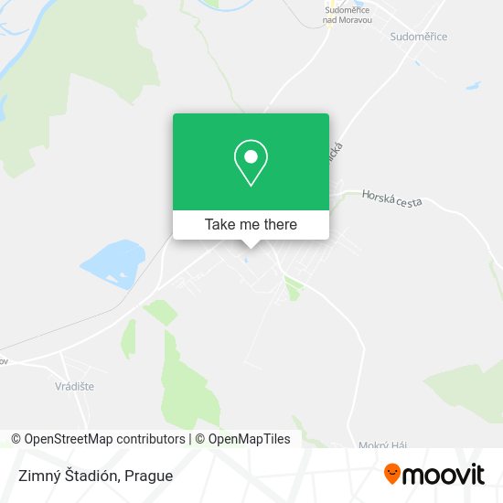 Zimný Štadión map