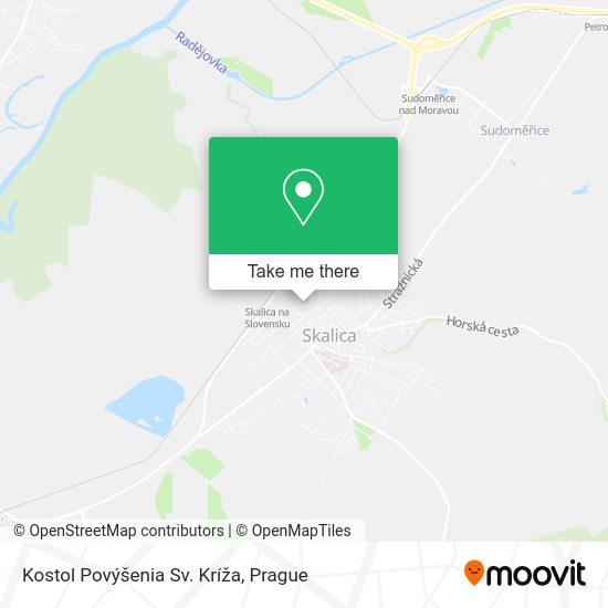 Kostol Povýšenia Sv. Kríža map