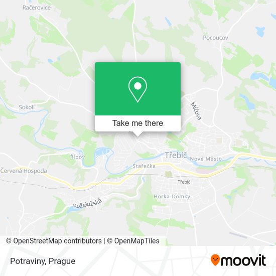 Карта Potraviny