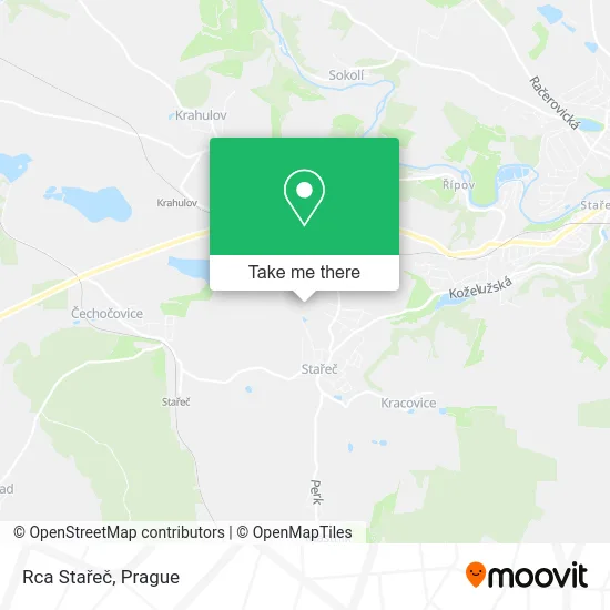 Rca Stařeč map