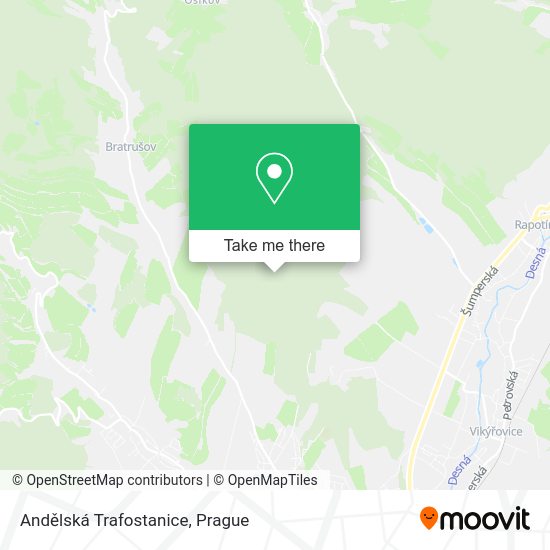 Andělská Trafostanice map