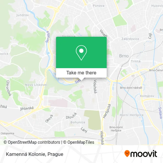 Карта Kamenná Kolonie