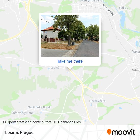 Карта Losiná