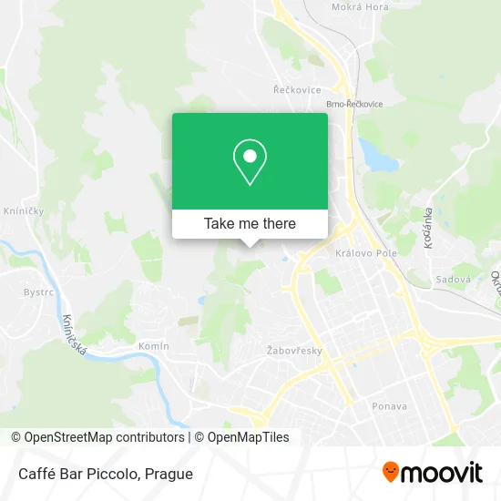 Карта Caffé Bar Piccolo