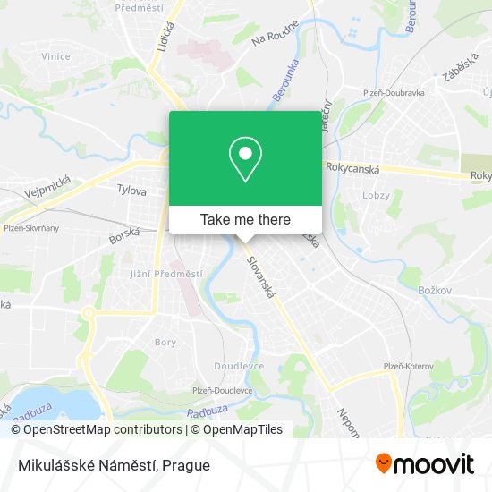 Mikulášské Náměstí map