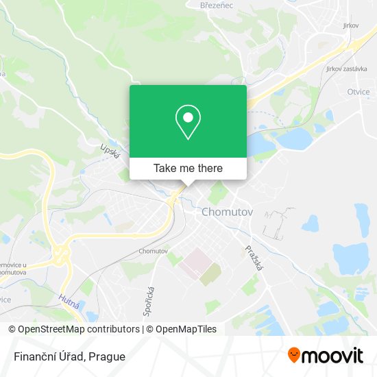 Finanční Úřad map
