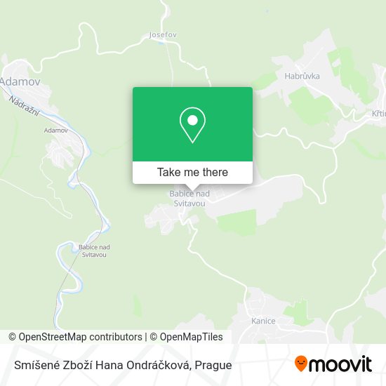 Smíšené Zboží Hana Ondráčková map