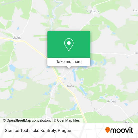 Карта Stanice Technické Kontroly