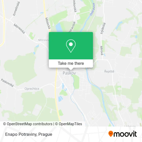 Карта Enapo Potraviny
