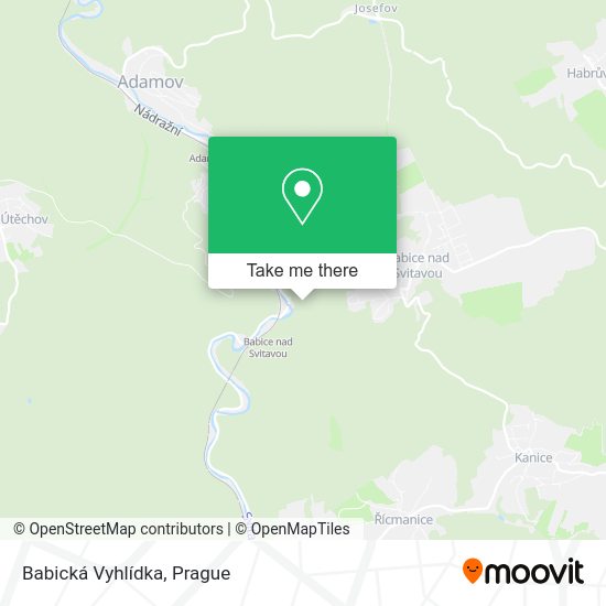 Babická Vyhlídka map