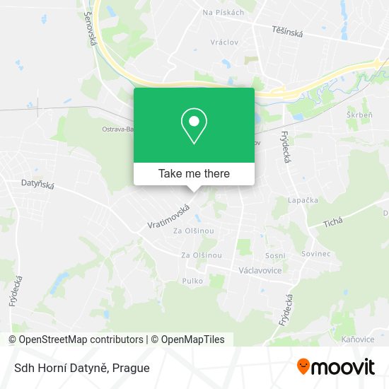Sdh Horní Datyně map