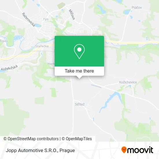 Карта Jopp Automotive S.R.O.
