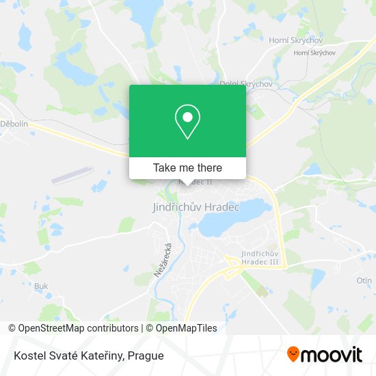 Kostel Svaté Kateřiny map