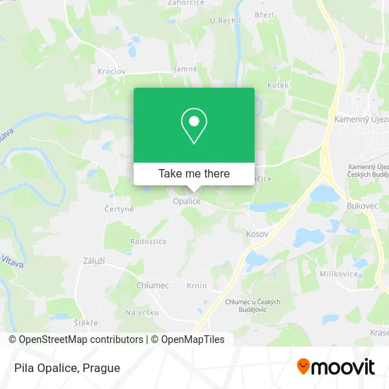 Карта Pila Opalice