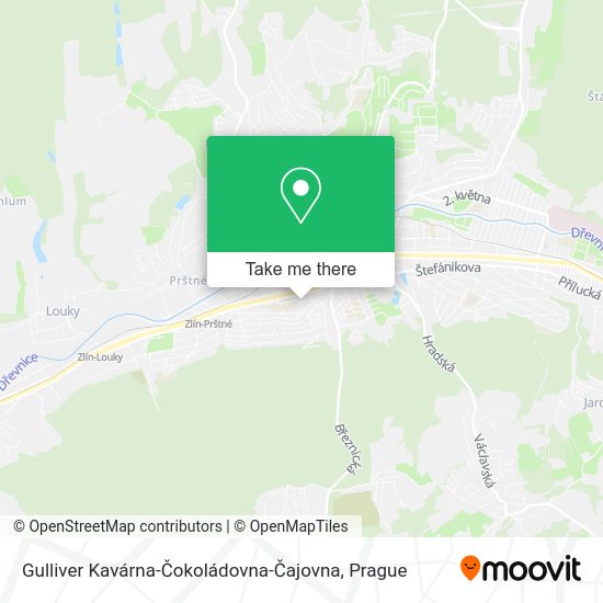 Gulliver Kavárna-Čokoládovna-Čajovna map