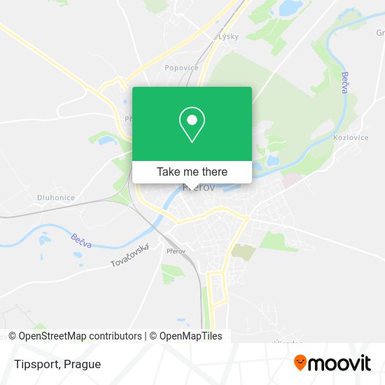 Tipsport map