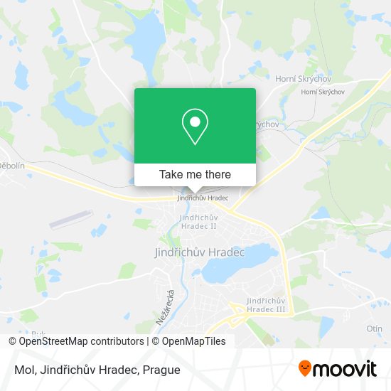 Mol, Jindřichův Hradec map