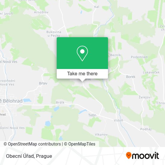 Obecní Úřad map