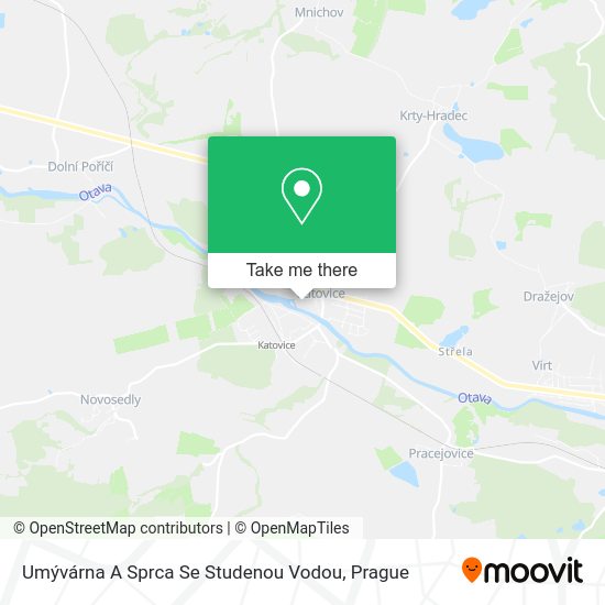 Umývárna A Sprca Se Studenou Vodou map