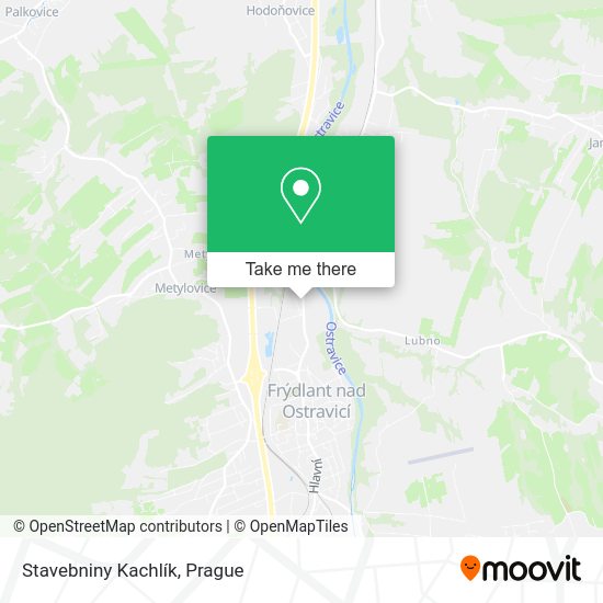 Stavebniny Kachlík map