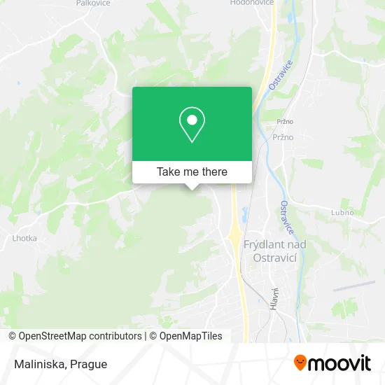 Карта Maliniska