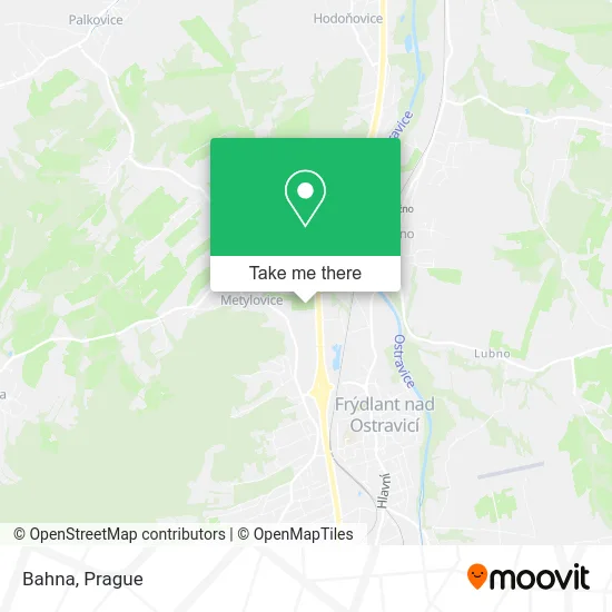 Карта Bahna