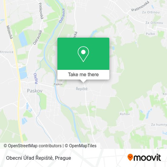 Obecní Úřad Řepiště map