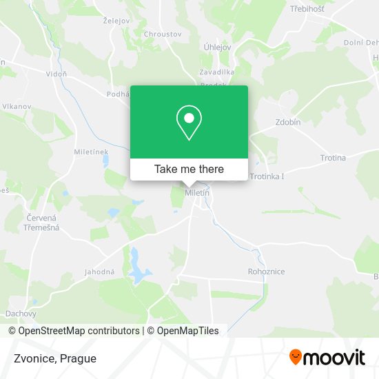 Карта Zvonice